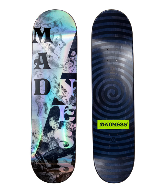 Madness Skateboards - Split overlap Popsicle R7 Holographic - 8.0in
