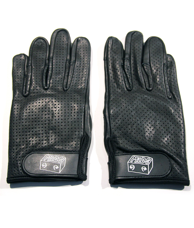 MIDS Team Leather Downhill Longboard Skateboarding Slide Gloves