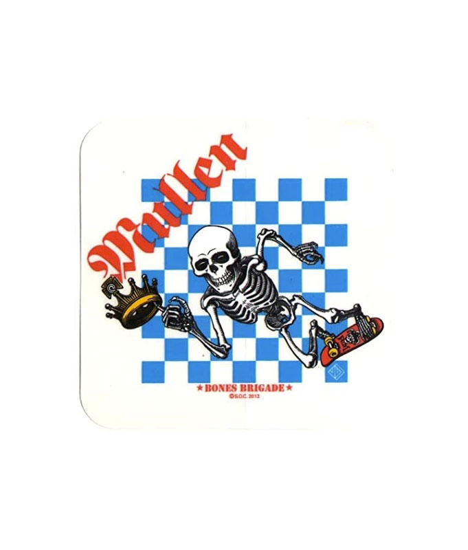 Skeleton BONES BRIGADE Rodney Mullen Skateboard Sticker POWELL PERALTA 