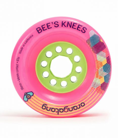 orangatang-wheels-bees-knees-90mm-83a-longboard-distance-push-front
