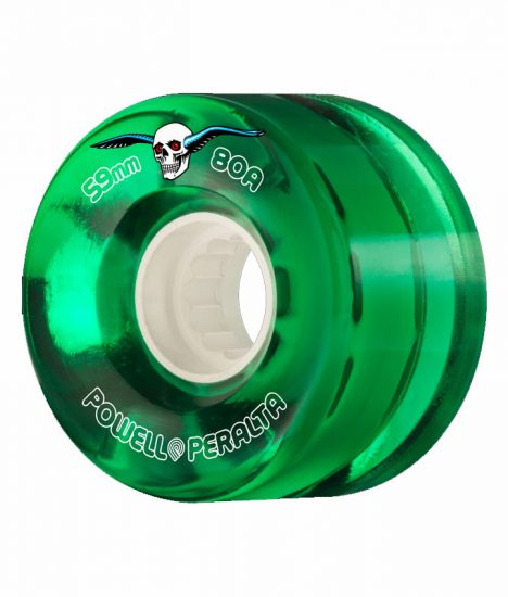 powell-peralta-clear-cruiser-skateboard-wheels-green-59mm-80a-4pk
