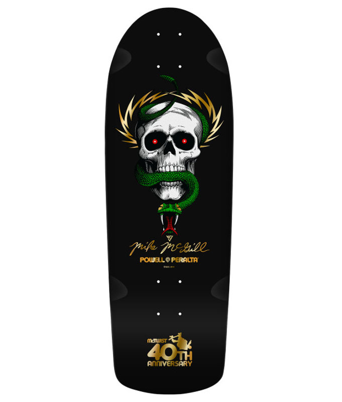 Powell Peralta 復刻版　マイク・マクギル40周年記念モデル Powell Peralta McGill Skull & Snake McTwist 40th Ann. Gold Foil