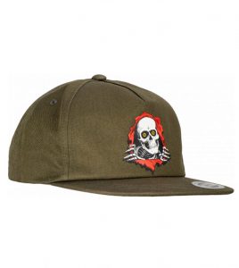 Powell Peralta - Rat Bones Snapback O/S - Red - Flatspot