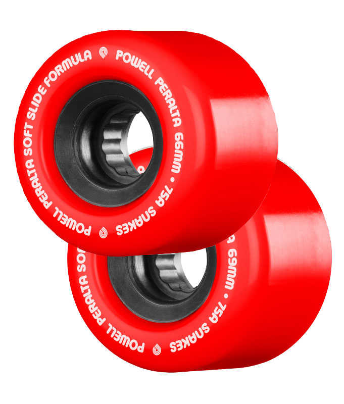 Powell Peralta Downhill Snakes Red 66mm 69mm 75a SSF Wheels