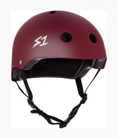 s1-helmets-maroon-matte-lifer