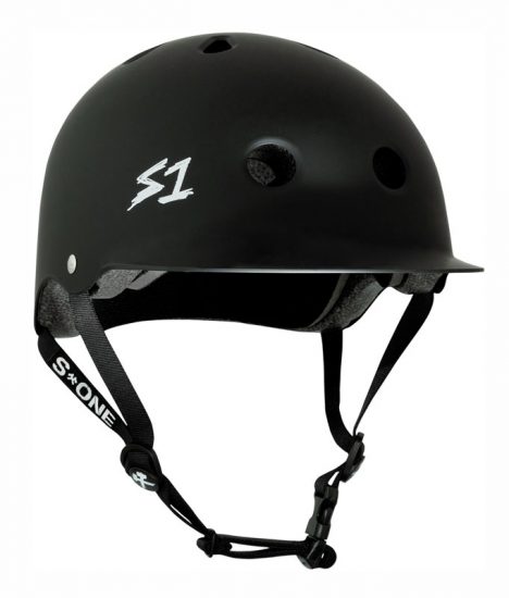 s1-lifer-BRIM-helmet-matte-black-angle