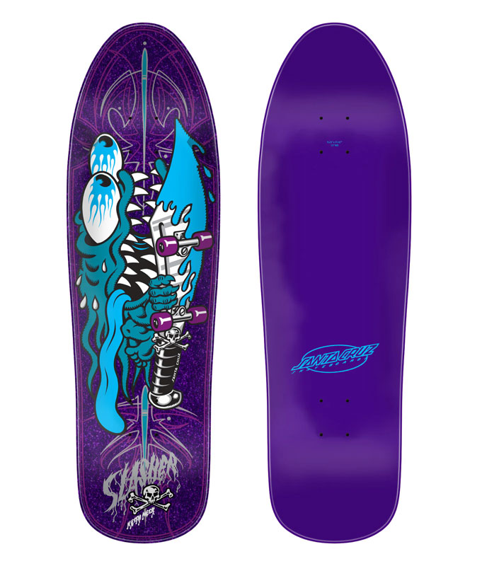 Santa Cruz Skateboards - Keith Meek Pinstripe Slasher - 9.23in x