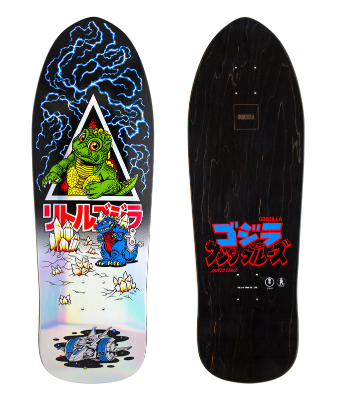 Santa Cruz Skateboard Deck - Godzilla Jr. Natas - 9.89in x 29.82in