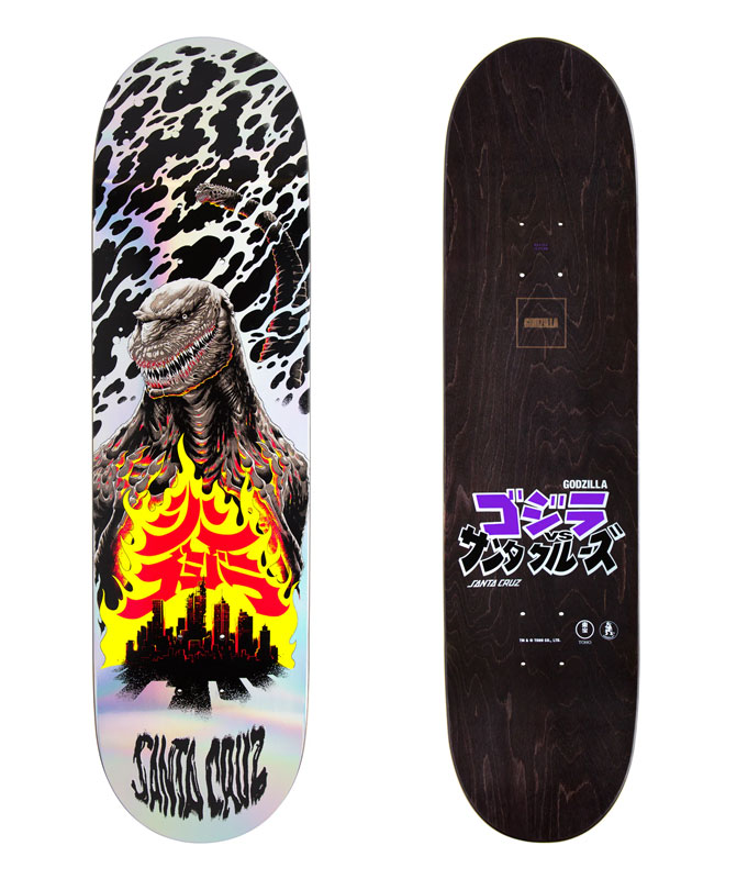 Santa Cruz Skateboard Deck - Godzilla Shin Knox Firepit