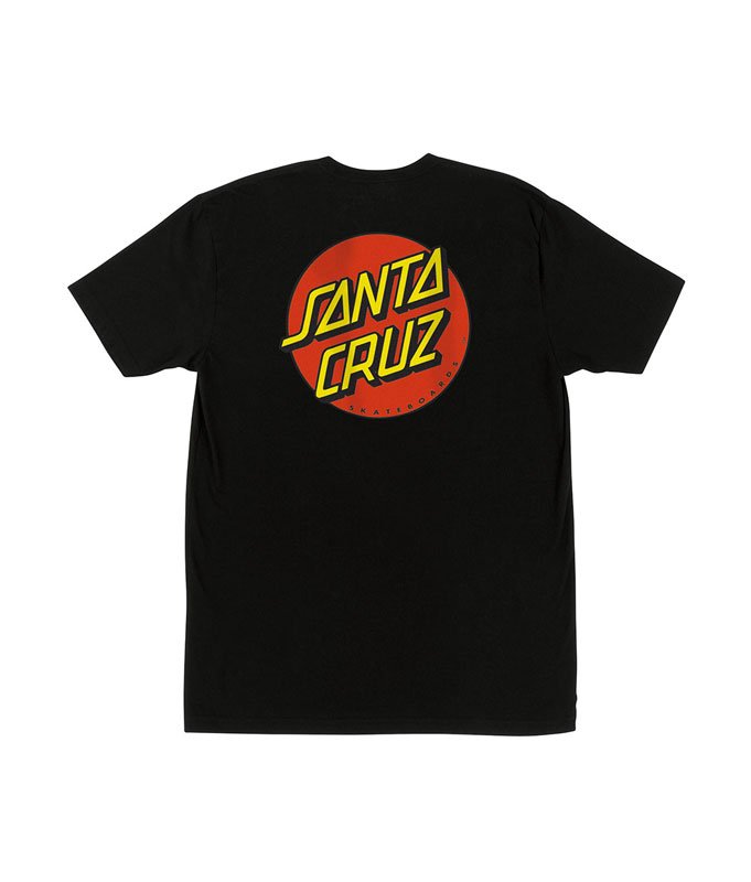 H-STREET Tシャツ santa cruz zorlac plan-b sc-classic-dot-backprint-black