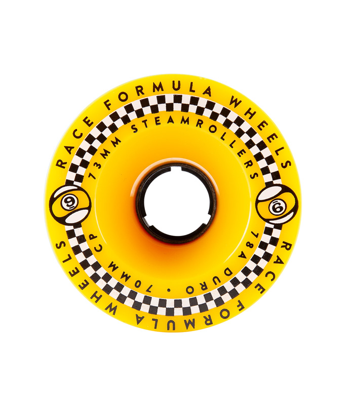 Sector 9 - Race Formula Steamrollers Yellow - 73mm x 78a