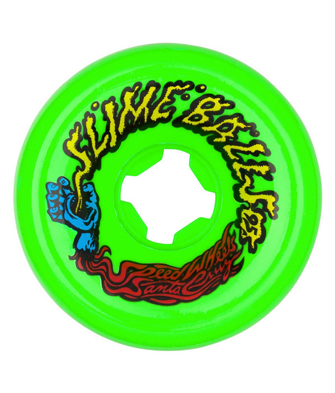 スライムボールズ　60mm  97A Santa Cruz Slime Balls Splat Vomits Wheels 60mm 97A Neon Blue