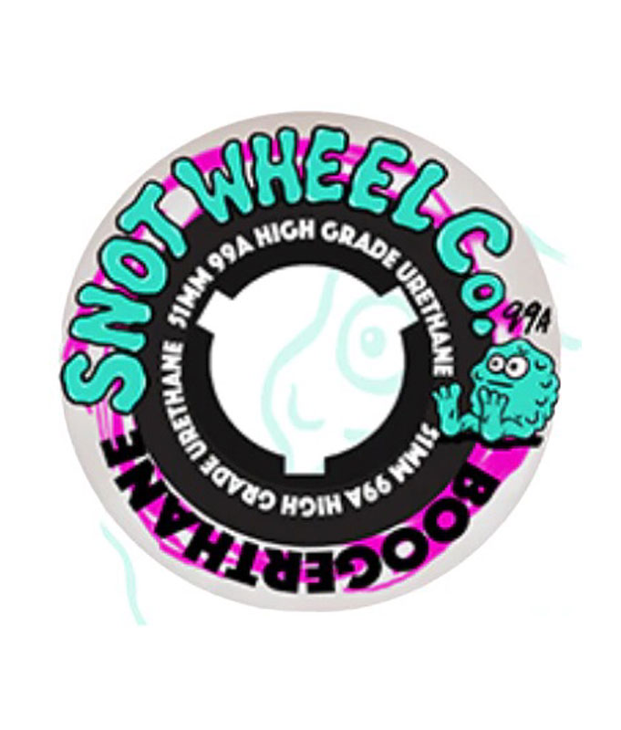 Snot Skateboard Wheels Team Boogerthane Black Pink Swirl 51mm 99a